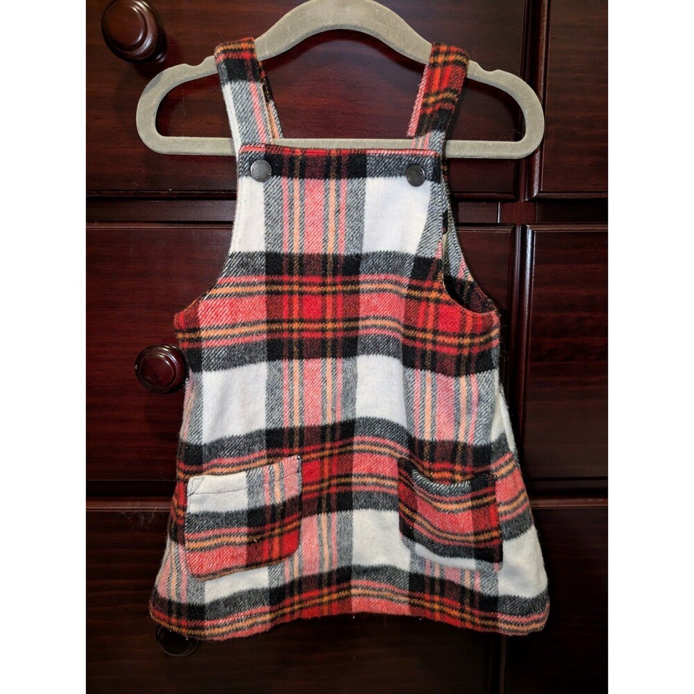 Little Me Plaid Jumper 18m